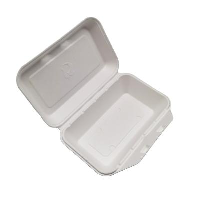 China Customized Wholesale Disposable Lunch Boxes Food Container Bagasse Disposable Food Container For Party for sale