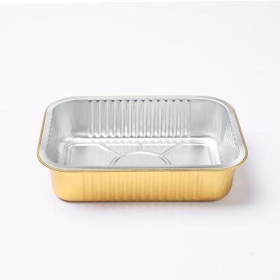 China Modern New Type Aluminum Foil Take Out Containers For Food Aluminum Foil Lunch Box for sale