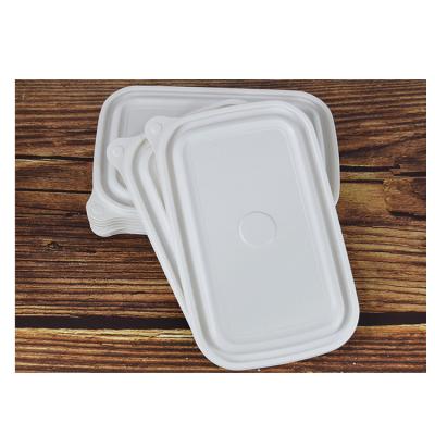 China High Temperature Resistance Sugarcane Box Environmental Friendly Bagasse Biodegradable Food Tableware for sale