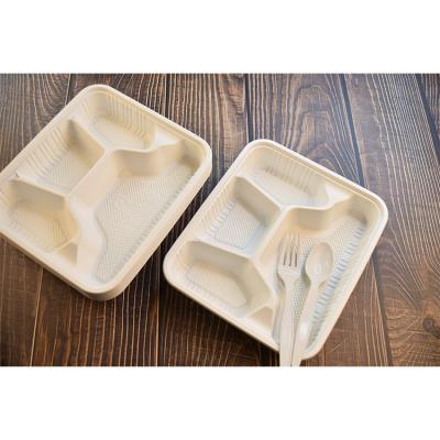 China Cheapest Biodegradable Heaven And Earth Temperature Resistance Compostable Restaurant Disposable Tableware for sale