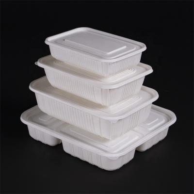 China Modern Disposable Biodegradable Lunch Box Multi Size Plastic Food Tray High Quality Utensils Supplier For Party for sale