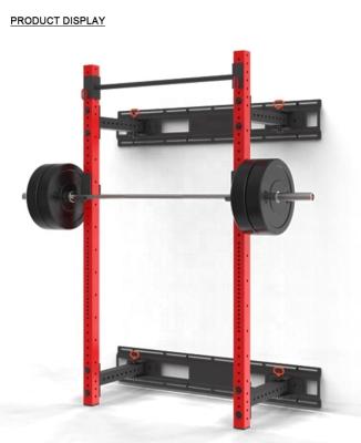 China Wholesale Home Use Professional Wall Mount Foldable Squat Cross Fit Home Gym Equipment Power Rack Multi Cage for sale