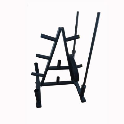 China Home Use fitness barebell and weight plate rack for sale