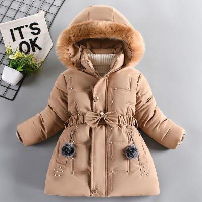 China New Girl's Reversible Winter Cotton-padded Children's Fashion Coat Children's Outerwear Baby Bottom Warm Children's Clothing 4-12 Years for sale