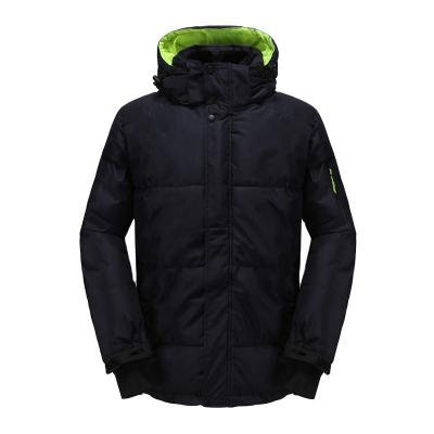 China Wholesale Lightweight Custom Men's Waterproof Hooded Winter Raincoats Quilted Logo Padded Down Stripper Jacket for sale