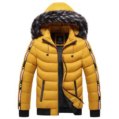 China Men 2022 Hombre Retro Ditch Fur Collar Winter Stripper Winter Fashion Street Style Clothing Coat Breathable Classic Modest for sale