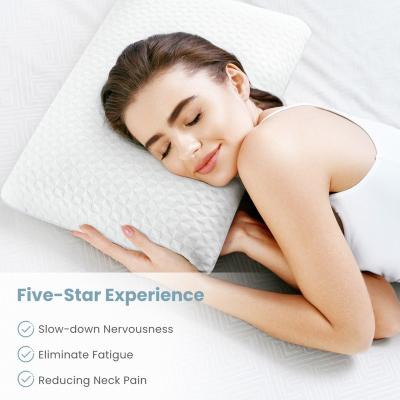 China Wholesale Ergonomic Gel Memory Foam Rectangular Anti Dust Mites JBM EON Gel Memory Foam Pillow Ergonomic Design Pillow for sale