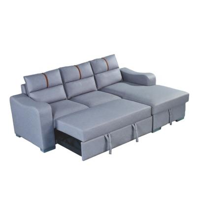 China Cheap Factory Price Fabric Corner Sofa Bed Folding With Storage Furniture Living Room Sofa Cum Bed Foldable for sale