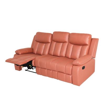 China New Designs l Adjustable Sofa (Others) Modern Shape Adjustable Leather Sofa Corner Living Room Sofa Set With Recliner for sale