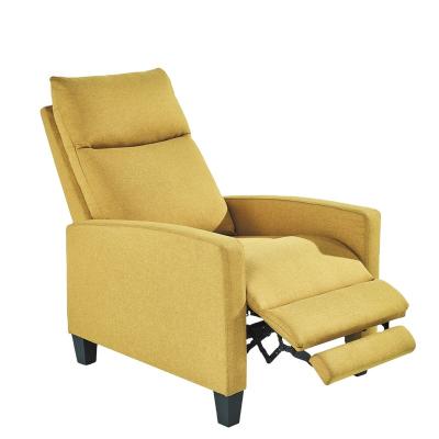 China (Other) Wholesale Simple Living Room Adjustable Recliner Sofa Adjustable Leisure Linen Fabric Sofa Chair for sale