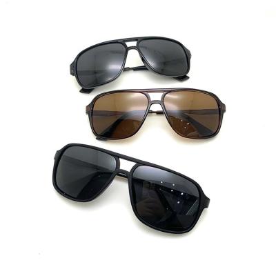 China Wholesale Fashion Sunglasses 2022 New Design PC Metal Polarized Unisex Lenses For Men for sale