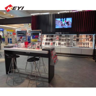 China Customized Eco - Friendly Store Display Manufacturers Show Fixture For Make Up Rack Counter Display for sale