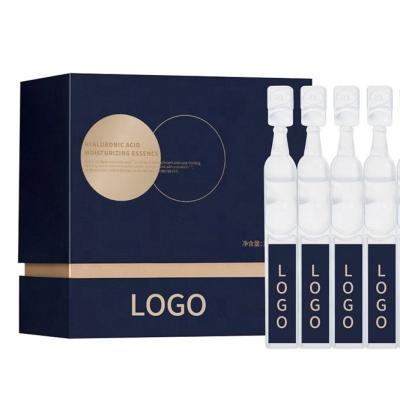 China Skin Revitalizer Customized Logo Essence Acid Disposable Moisturizer Nourishing Whitening Formula Package Ampoule Hyaluronic Firming Skin Serum for sale