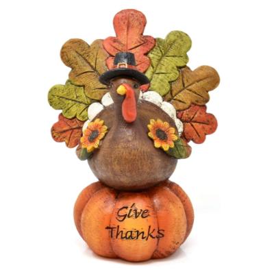 China Christmas tree decor; Gifts ; Home Decor Thanksgiving Pumpkin Turkey Table Decorations Figurine for sale