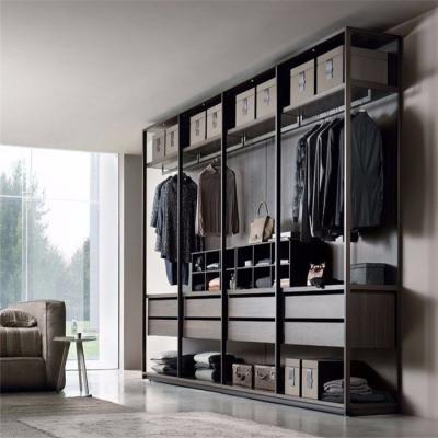 China (Size)Adjustable Custom Walk In Closet Furniture Bedroom Clothes Wardrobe Designs Made In China for sale