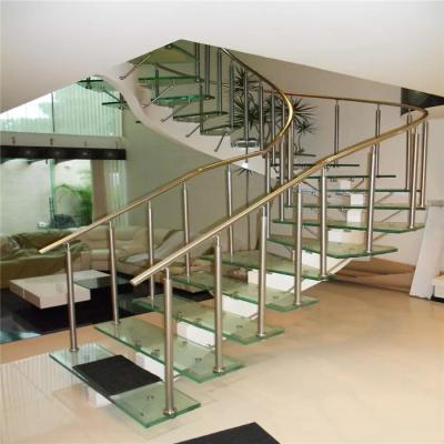 China Modern Design Stairs Beige Marble Curved Staircase From China Modern Manufacturer for sale