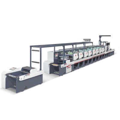 China Factory Unit Sticker Type Printing Label Roll Up Flexo Printing Machine for sale