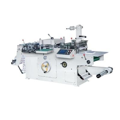 China Garment Shops Adhesive Label Flat Layer Die Cutting Machine for sale