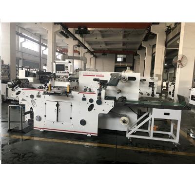 China Garment Shops Printed Sticker Label Horizontal Layer Sticker Die Cutting Machine for sale