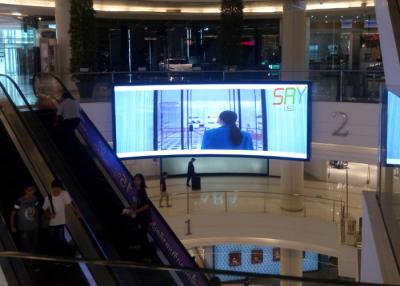 China P3 Advertising Curved LED Screens / concert led curved display High Brightness for sale