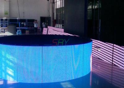 China Indoor Full Color led curved display , 6mm waterproof LED display HD for sale