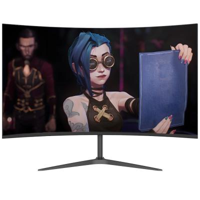 China New High Brightness OEM LED Monitors Fullhd HDR 27Inch 1080P Curved Slim Desktop Gaming Monitor Curved 1Ms 165 Hz 1K 3000:1 For Cheap for sale