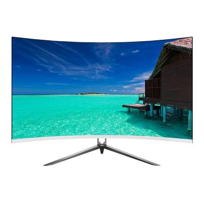 China Wholesale Guangdong Customization OEM Curved White VGA HDR 1K FHD 1080P 75 Hz 32 Inch Slim Curved PC LED Monitor Panel 32 Inch 32Inches for sale