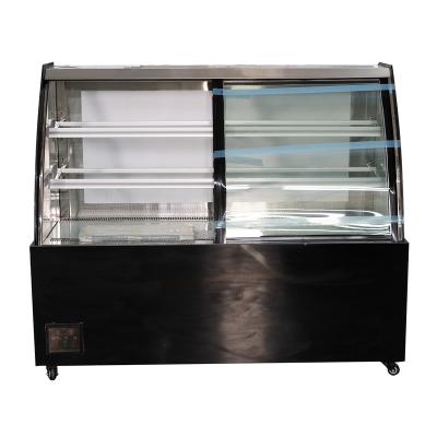 China Single-temperature Cake Counter Food Display Fridge Bakery Fridge Pastry Showcase Cabinet Cake Display Cold Cooler for sale