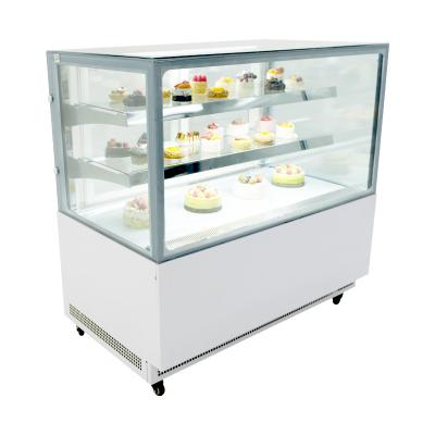 China Single-temperature Cold Pastry Refrigerator Food Display Refrigerator Bread Cabinet Cake Counter Bakery Display Showcase for sale