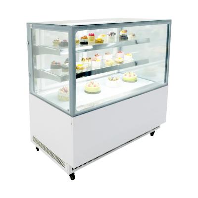 China Single-temperature Food Refrigerator Bread Showcase Cake Bakery Counter Display Cabinet Cooler Cold Pastry Refrigerator for sale