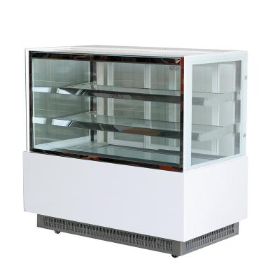 China Single-Temperature Cold Counter Refrigerator Bread Display Bakery Food Fridge Pastry Display Cake Cabinet Showcase For Bakery for sale