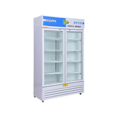 China Commercial Glass Beer Display Beverage Cooler Single-Temperature Door Freezer Upright Drinks Fridge Refrigerator for sale