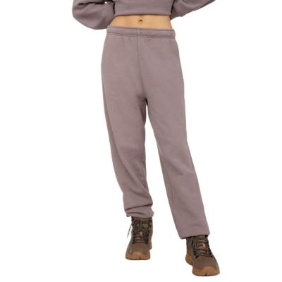 China Breathable Custom Wholesale Cotton Polyester Loose Fit Womens Fleece Jogger Pants for sale