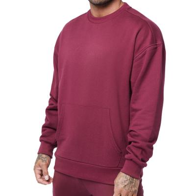 China Factory Price Kangaroo Pocket Hoodie Warm Breathable Cotton Polyester Oversized Fit Sweater For Men for sale