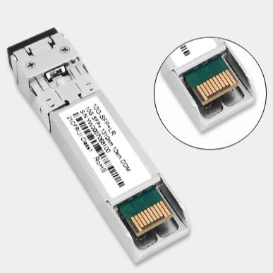 China Telecommunication promotion 10G LR 1310nm PIN modulo SFP transceiver LC 10Gb/s SFP transceiver module 10KM DDM fiber optic transceiver module for sale