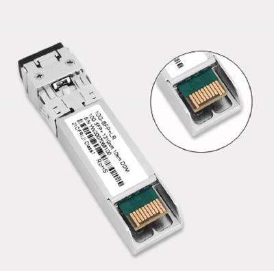 China Telecommunication Promotion 1310nm 10G-SFP-LR LC 10Gb/s PIN Modulo SFP Transceiver Module 10KM DDM Fiber Optic Transceiver Module for sale