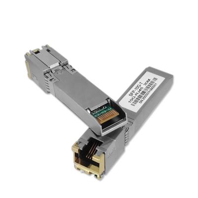 China wholesale 10G HST-SFP-10G-T DDM fiber optic module 30M modulo 10Gb/s fiber optic transceiver module HST-SFP-10G-T PIN RJ45 compatible for sale