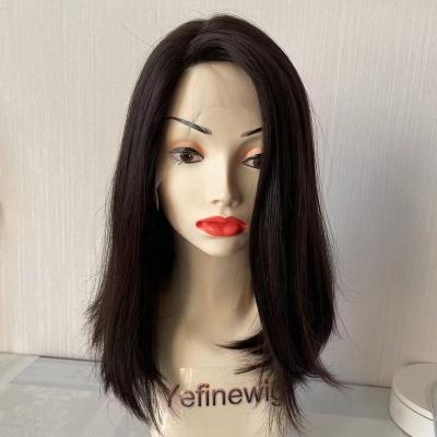 China Luxurious Body Wave Handtied Silk Top Russian Hair Jewish Wig for sale