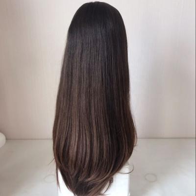 China Natural Wave Stock Handtied Womens 4x4 Silk Top Hasidic Jewish Wigs for sale