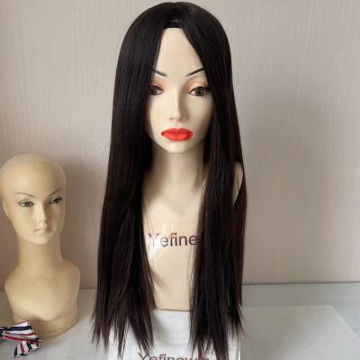 China Straight Yefinewig Hair 21 Inches No Layer Silk Top Jewish Wigs Kosher Wigs for sale