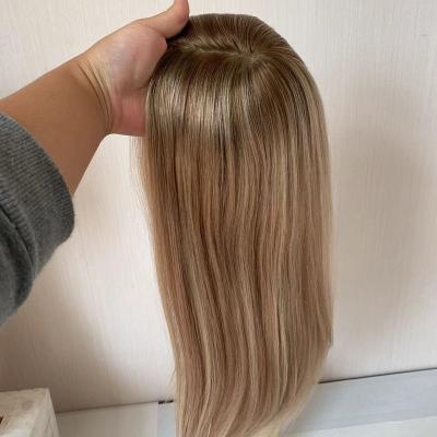 China Silky Hair Blonde Hair Low Toppers For Women for sale