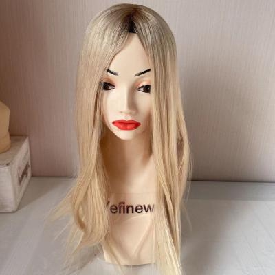 China High Quality Blonde Silk Hair Women's Low Topper for sale