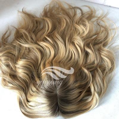 China Freestyle Hair Integrating Topper Mono End Hair Root Hair Topper for sale