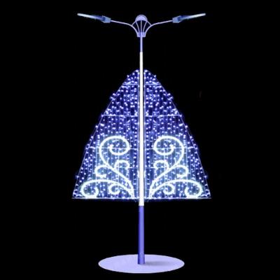 China 2D MOTIF Pattern Light Decoration Led Cross Street Lamp Holiday Lighting for sale