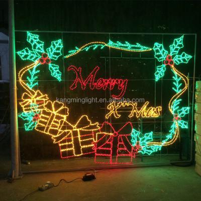 China 2D NEW DESIGN OUT OF DOOR DECORATION LIGHT MERRY CHRISTMAS PATTERN LIGHTS BIG FESTIVAL ILLUMINATION for sale