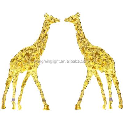 China Large Christmas Reindeer Commercial Outdoor String Light IP65 Lightweight Aluminum Frame Light for sale