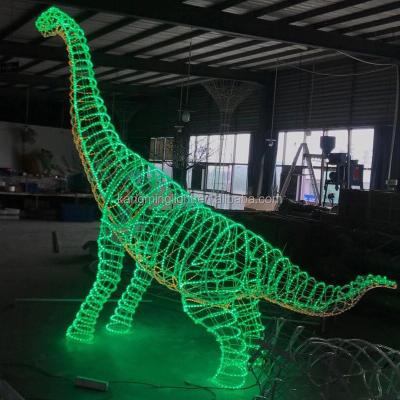 China Commercial Use Led Giraffe Unicorn Dinosaur Tyrannosaurus Unicorn Spinosaurus 3D Pattern Light for sale