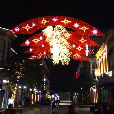 China NEW DESIGN Commercial Use CHRISTMAS STREET LIGHT BELL PATTERN LIGHT for sale