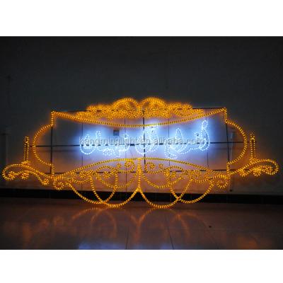 China NEW DESIGN 2D ARABIC MANUSCRIPT LIGHTING LIGHTING EXPRESS LOGO PATTERN for sale