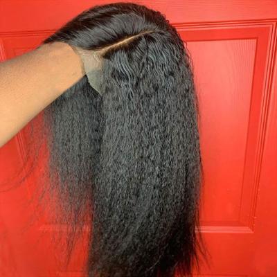 China Straight Curly Wigs Front Lace For Women Pre Plucked Italian Wave 13x5x1 Human Hair Wigs With Baby Hair Brazilian Remy Italian Yaki Human Hair Wig for sale